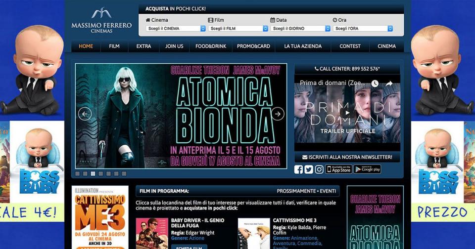 Creazione e gestione siti per cinema - Immagine: 3